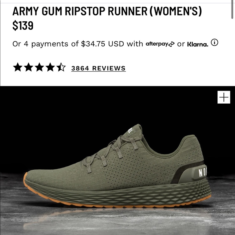 ARMY GUM RIPSTOP RUNNER (WOMEN'S)